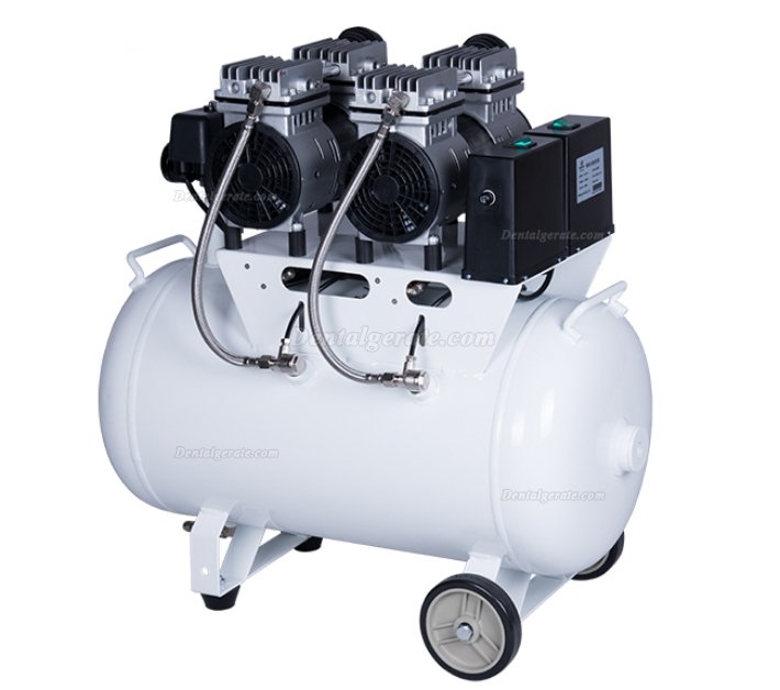 Greeloy GA-62 Ultra Leiser 1,5 PS 60L Dental &ouml;lfreien Kompressor mit R&uuml;ckschlagventil